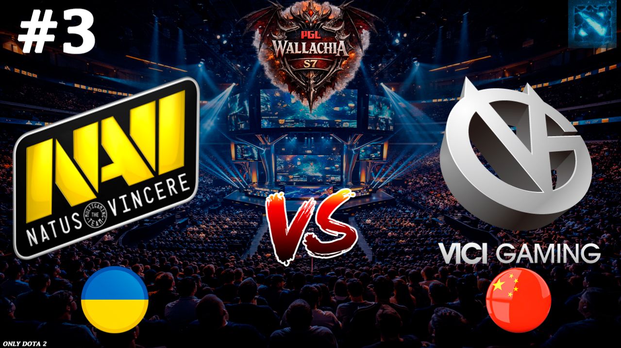 ВЕСЬМА ПОТНАЯ И КРАСИВАЯ РЕШАЮЩАЯ КАРТА | NaVi vs Vici Gaming #3 (BO3) PGL Wallachia S7