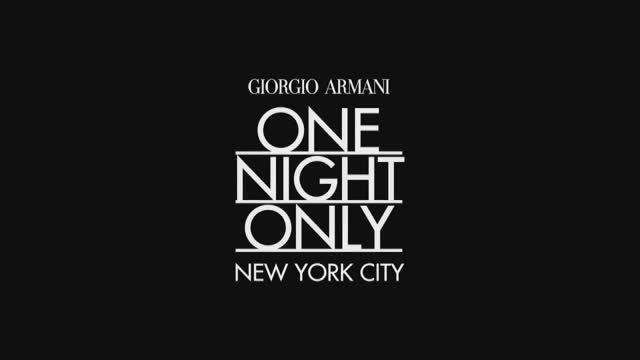 Показ женской коллекции Giorgio Armani - One Night Only New York City - весна-лето 2014