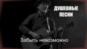 ШАНСОН ДЛЯ ДУШИ|Забыть невозможно|ДУШЕВНЫЕ ПЕСНИ