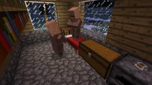 Этот житель не даёт жителям по ночам спать.  ZARTER PLAY. MINECRAFT