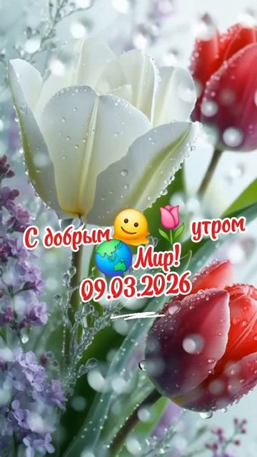 С добрым🫠утром🌏Мир!01.03.2026!Мира🕊Добра🫠тебе #доброеутро #vlog #shorts #рек #релакс