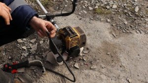 Триммер. Мотокоса. Коса.Одна из возможных причин чтобы не начинать ремонт с карбюратора