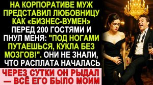 Истории из жизни| Муж унизил меня на корпоративе перед 200 гостями |Аудио рассказы|Жизненные истории