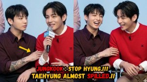 Срочно: Тэхён чуть не раскрыл секрет Тэкука, но Чонгук остановил его.