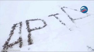 Необычный подарок к 8 Марта: башкирский коневод «написал» поздравление лошадьми