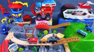 Распаковка Игрушек Щенячий Патруль и Грузовой Поезд! Paw Patrol для Детей