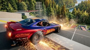 BeamNG Drive - Эпичные высокоскоростные прыжки на автомобиле