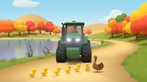 Трактор и зверята. Мультик для детей