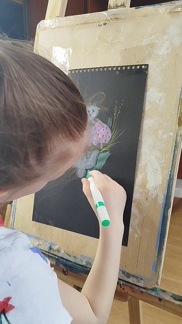 Рисуем с Полиной (7лет)