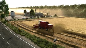Farming Simulator 25. Уборка пшеницы. Bizon Z083, ZETOR 16045