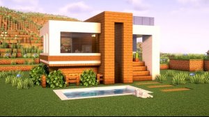 Minecraft: как построить небольшой современный дом | Мастер-класс
