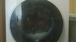 тестовая стирка:стирка одного большого полотенца