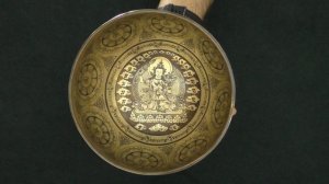 Поющая чаша Бутанская 19,5 см, Соль 201 Гц, Ре 585 Гц