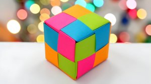 Как сделать кубик из бумаги