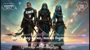 🎧 АУДИОКНИГА ПОЛНОСТЬЮ 🌟 Звёзды над нами, магия внутри: хроники вольных душ ✍️ КНИГА 2 ЧАСТЬ  2️⃣