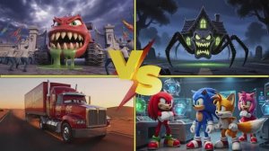 СОНИК vs ГРОМАДНЫЙ МАК‑ТРАК vs ДОМ‑ГОЛОВА vs ГИГАНТСКИЙ МАКВИН — СУПЕР‑ГОНКА! 🦔