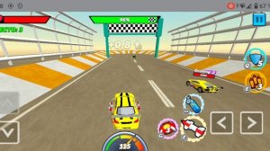 гонки на машинах трасса с препятствиями