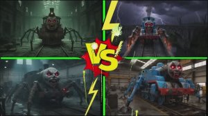 МУТАНТ‑ПОЕЗД vs ДОБРЫЙ ПАРОВОЗ Томас vs ТЁМНЫЙ РЕЙЛ‑ЗВЕРЬ — БАТТЛ НА РЕЛЬСАХ под EDM! 🚂