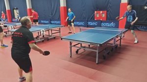 отбор Чирков А. (704) - Егоров В. (462) 01 07.03 настольный теннис Любительский турнир СПб