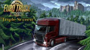 "Euro Truck Simulator 2" Moza R5 / Triple Screen. Конвой с Ursus 83