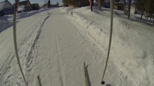 прогулка на лыжах