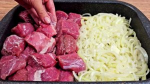 Царское мясо в духовке с картошкой. Мясо По-французски, Пожалуй Самый Вкусный Рецепт!