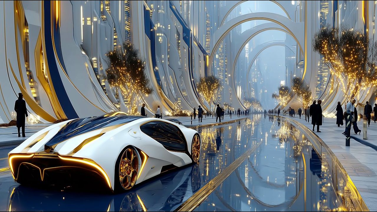 Life in 2100: Next-Gen Supercars & High-Tech Utopian Cities