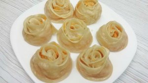 Как красиво лепить МАНТЫ!!!Манты РОЗОЧКИ🌹ГУЛЬ ХАНУМ/КАК Лепить МАНТЫ/Простой РЕЦЕПТ/Манты из тыквы