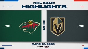 07.03.2026 | ОБЗОР МАТЧА | Вегас Голден Найтс - Миннесота Уайлд | Highlights
