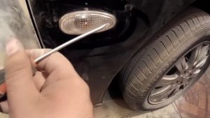 Как снять поворотник Митсубиси