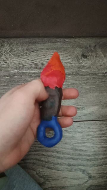 кунай из пластилина 
#стандофф #япония