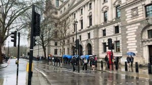 Дождливый центр Лондона ☔️ прогулка у Биг Бена и Парламент-стрит зимой