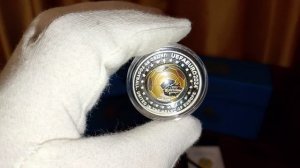 Монета 100 тенге Казахстана " UEFA EURO 2024"