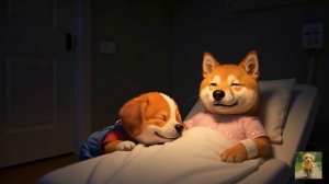 Маленький щенок отказывается отдыхать🚑 🐶 Работает до изнеможения , чтобы спасти Свою больную маму