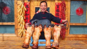 Сочные нежные говяжьи копыта. Готовятся в специальной емкости. Кухня Китая