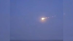 Появились кадры падения метеорита на юго-западе Германии