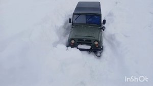 УАЗ 469 wpl c 94 на самодельных цепях