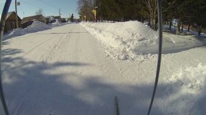 прогулка на лыжах