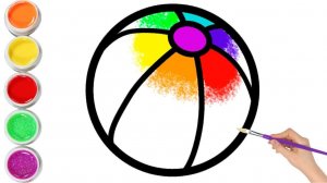 Мультик для детей-Как нарисоватьМЯЧ/Рисунок МЯЧ для детей