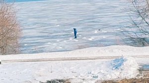 Моё весеннее настроение после долгой зимы. Наш рыбак.