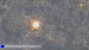 🔥🏴«Беркут» 238 бригады  «Ланцетом» сжигает украинскую САУ «Богдана» в районе Львовки