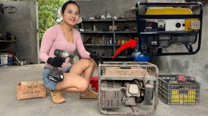 Испытание для девочки: починим сломанный генератор, чтобы помочь бедной бабушке.