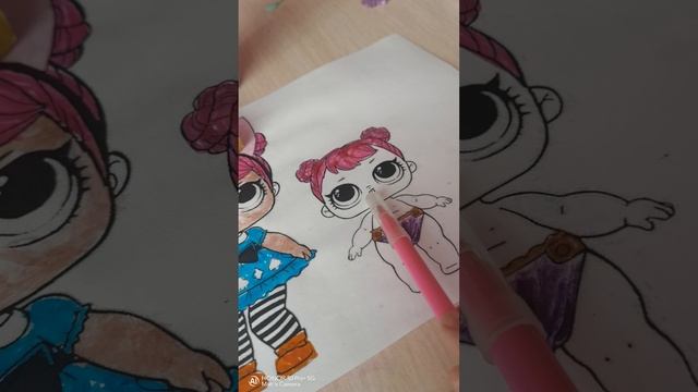 2 часть, как я с вами вырезаю куклу и разукрашиваю.