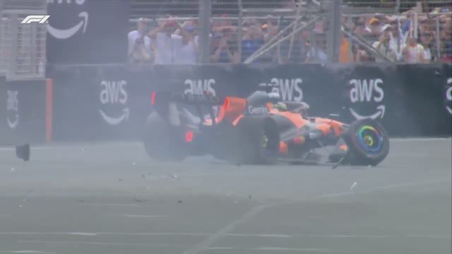 Формула 1. Авария Пиастри на Гран-при Австралии 2026 (перед гонкой)