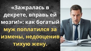 Зажралась в декрете: роковая ошибка мужа | Истории из жизни