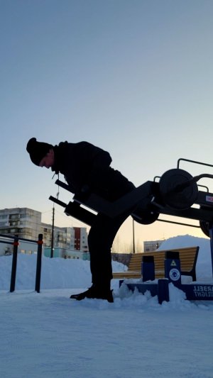 Тяга в наклоне - Тренировка Спины - Зимняя Экстремальная Тренировка