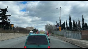 Ялта. Ремонт обводной ЮБШ. И когда нет никакого желания стоять в пробке. 07.03.2026. Крым. Crimea. Y