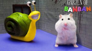 Если бы мой хомяк был в GARTEN OF BANBAN — хомяк сбегает из потрясающего лабиринта с ловушками