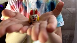 Лепка. Мастеркласс по лепке от Арины. Лепим Кролика с накидкой