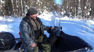 Новинка Урагана \ Быстросъёмное стекло \ Покатушки по глубокому снегу